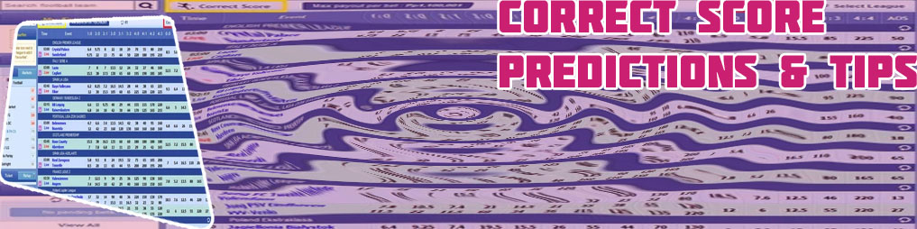 Correct score soccer predictions today